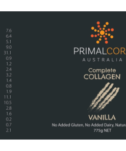 Collagen Complete Nutritional Information - Vanilla